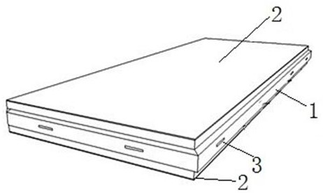 Wallboard with interconnection mechanism and processing technology thereof