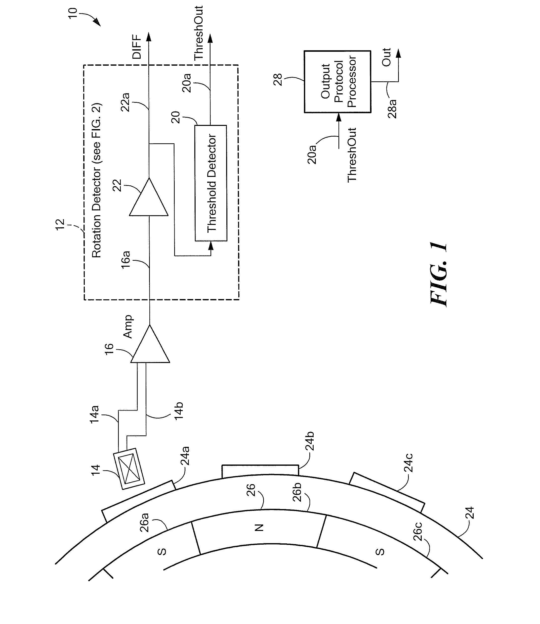 Circuits and Methods for Calibration of a Motion Detector