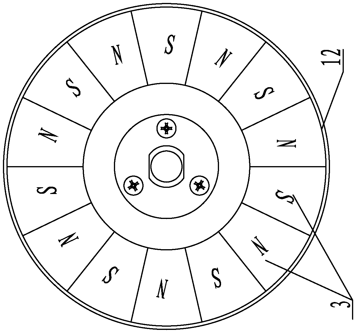 Silicon-free steel sheet motor