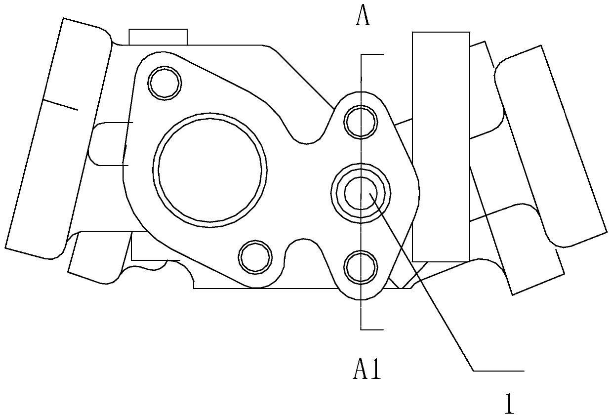 Hard anodizing method of deep-hole aluminum parts and deep-hole aluminum parts made therefrom