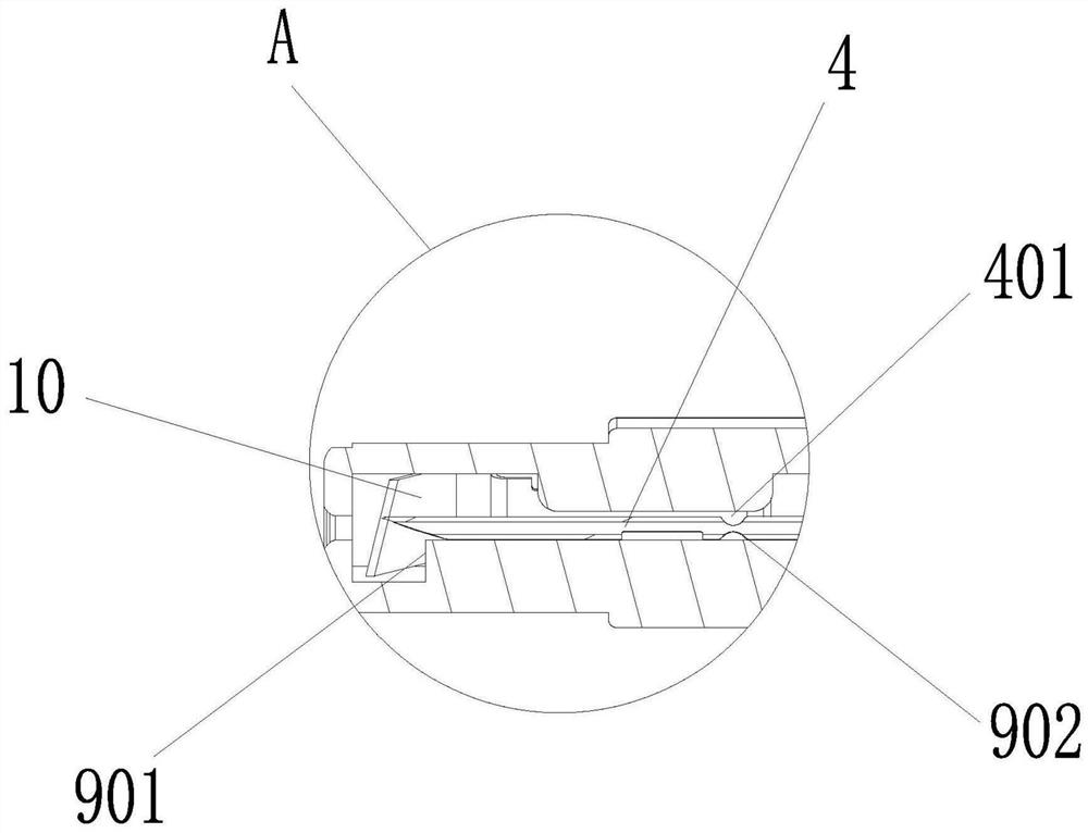 Disposable continuous positive pressure remaining needle