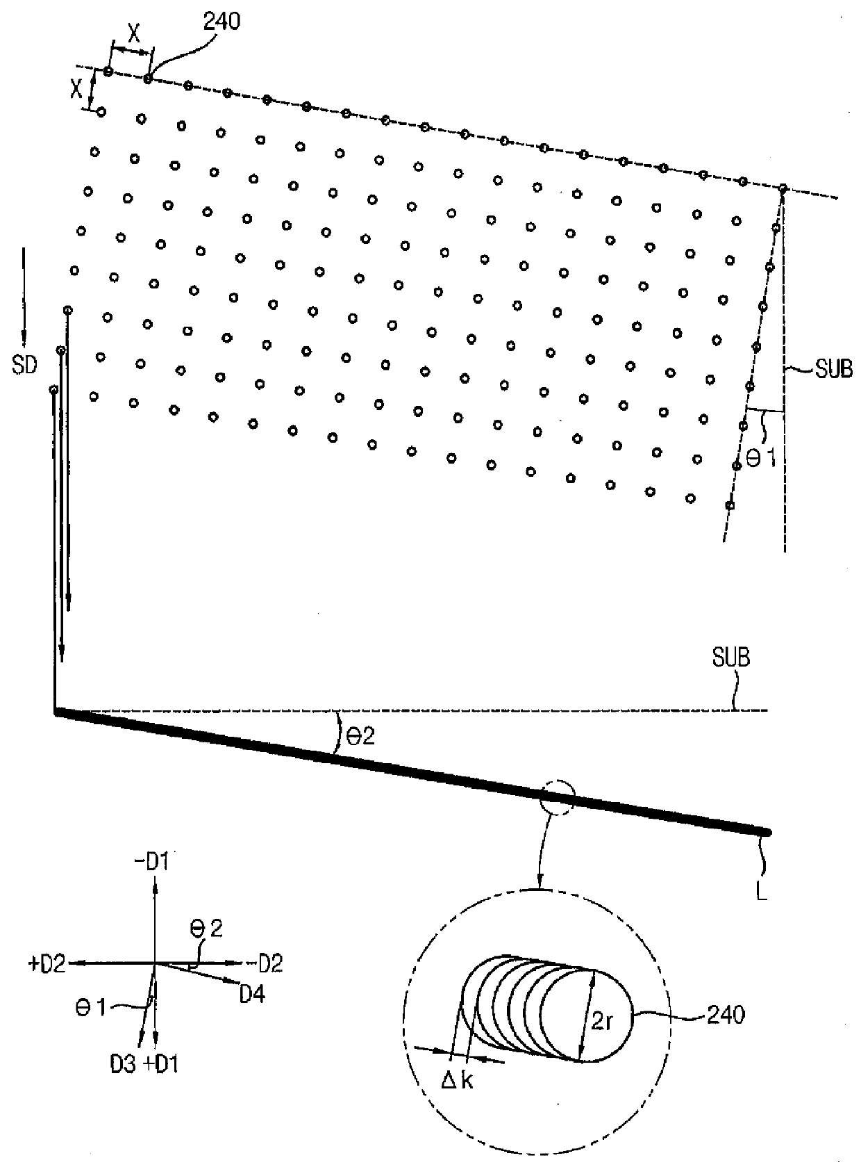 Maskless exposure device, maskless exposure method and display substrate manufactured by the maskless exposure device and the maskless exposure method