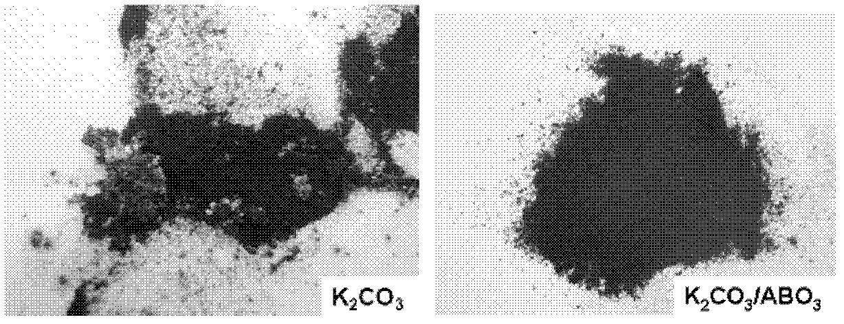 Supported catalyst for coal gasification and preparation method thereof