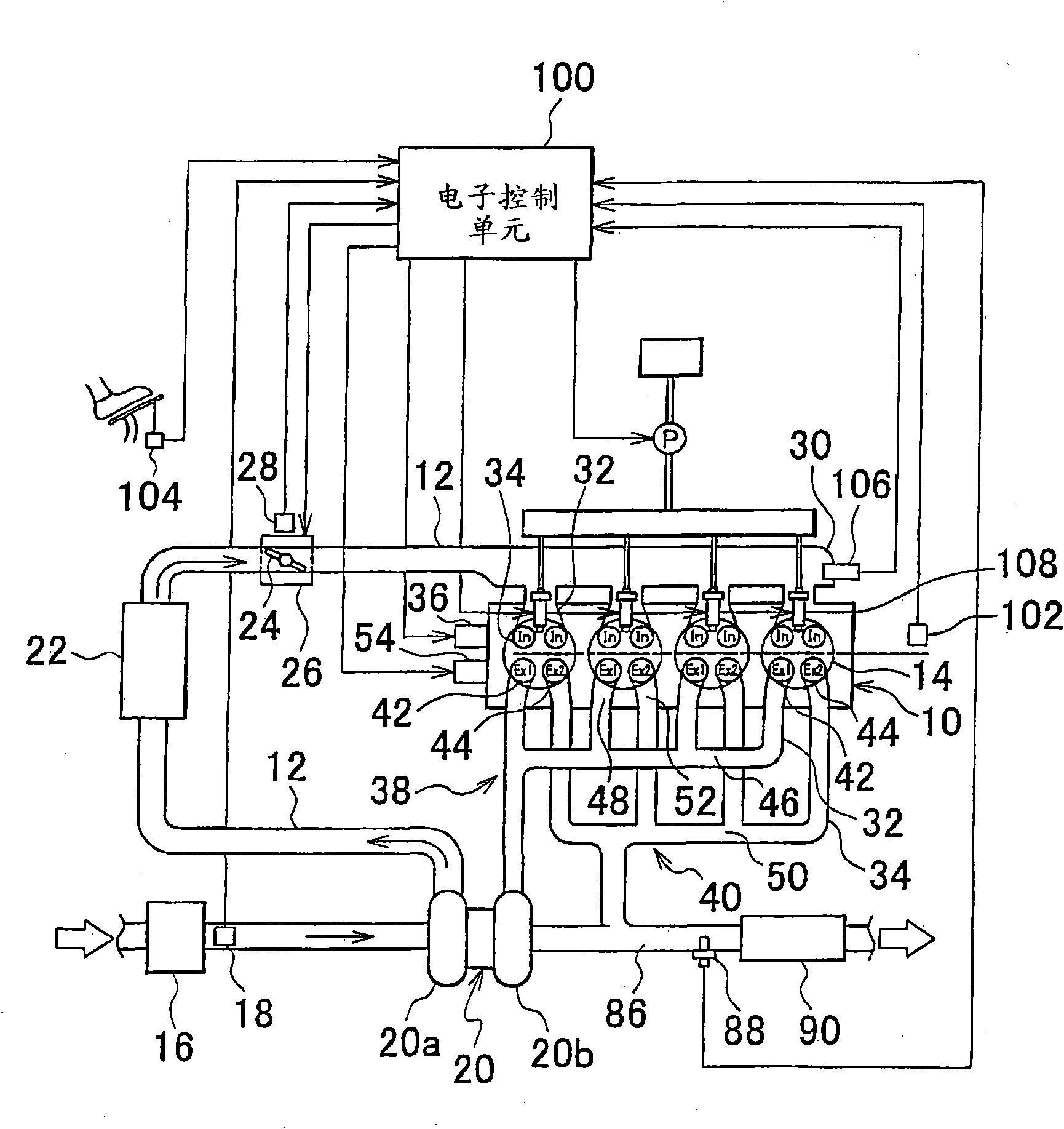 Control device for internal combustion engine equipped with turbocharger