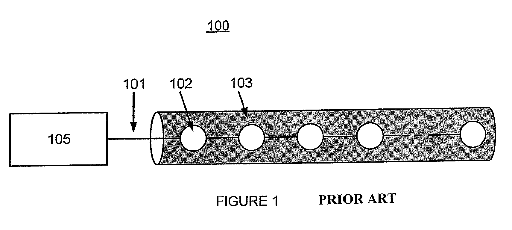 Integrally formed single piece light emitting diode light wire