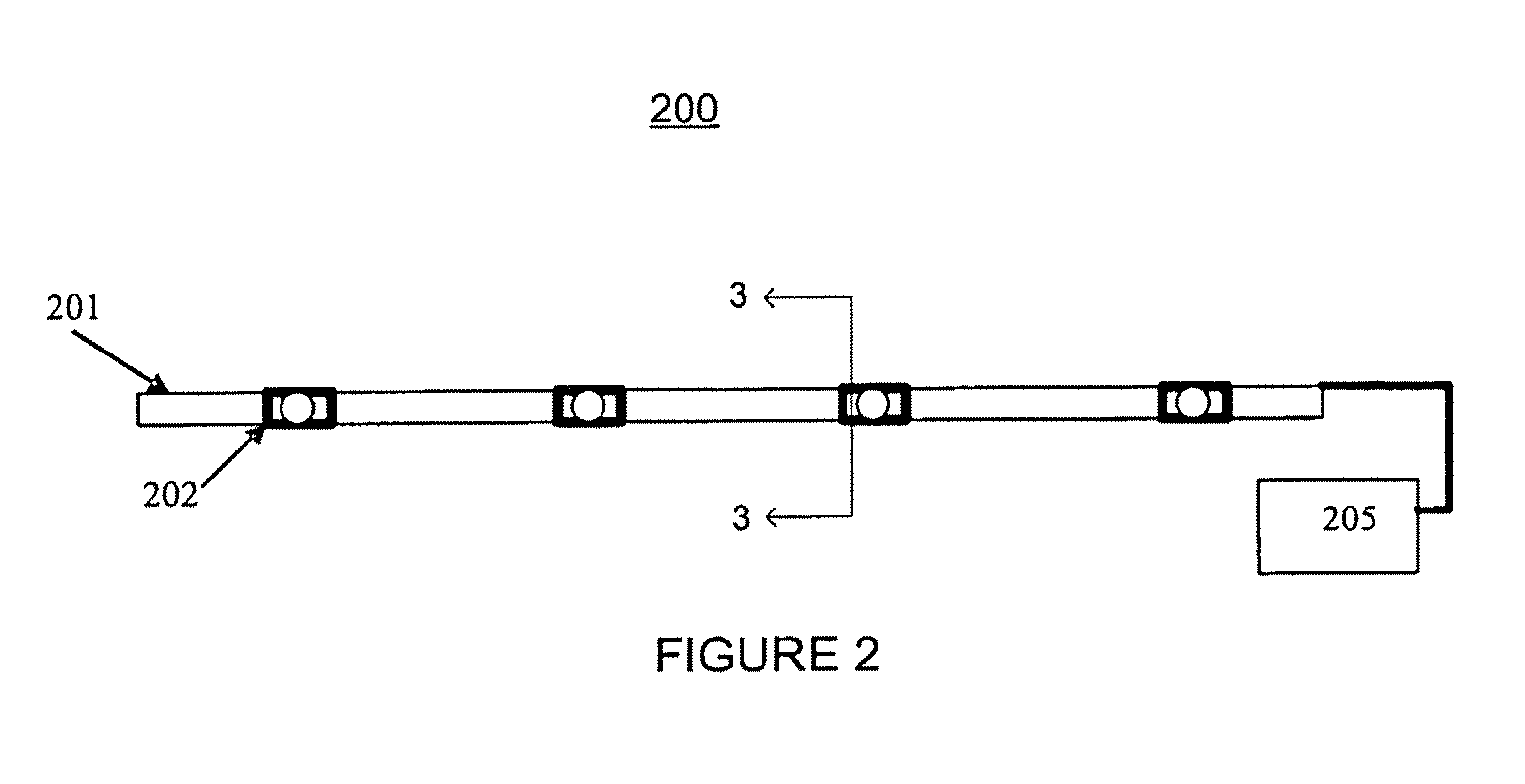 Integrally formed single piece light emitting diode light wire