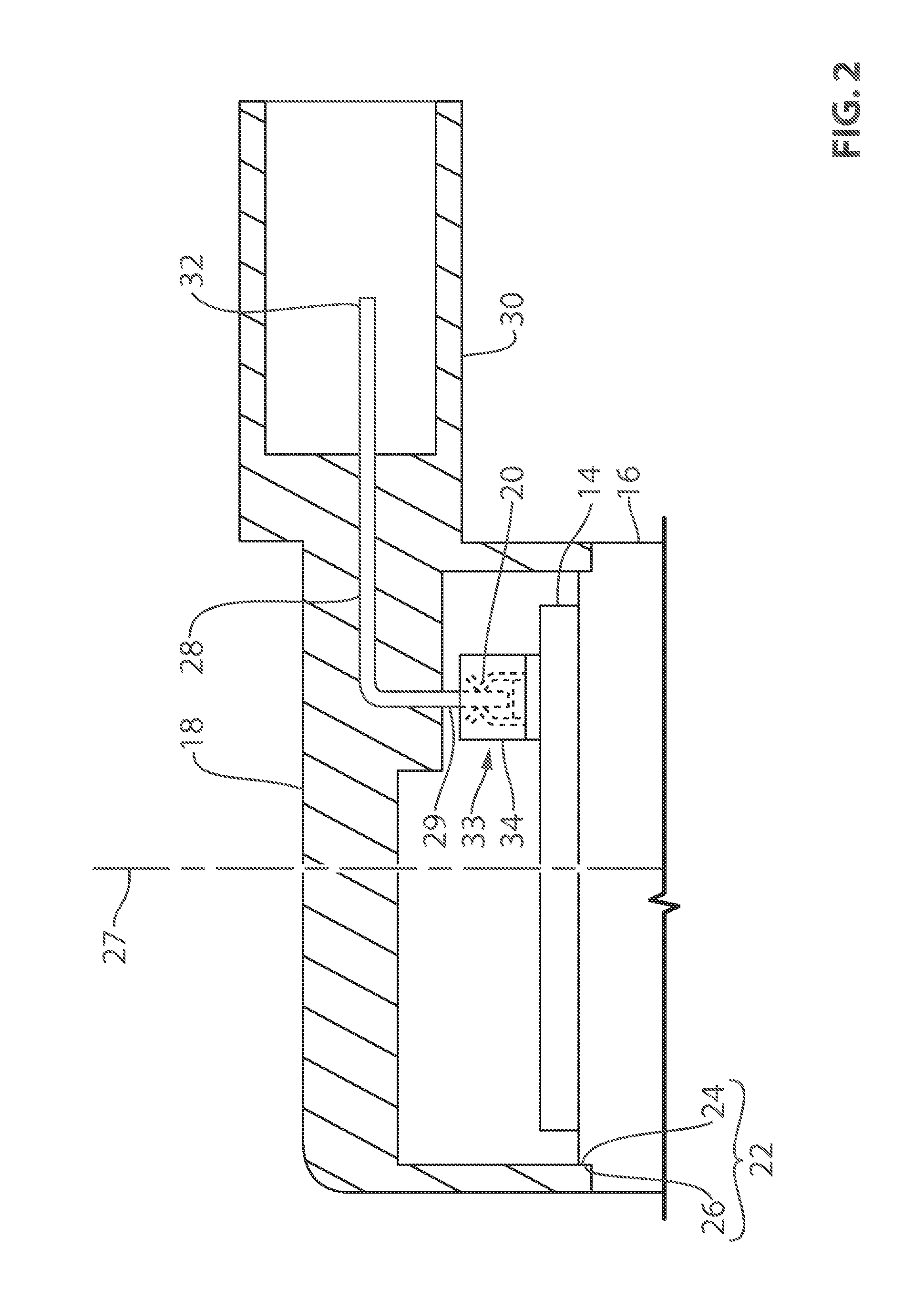 Vehicular camera with aligned housing members and electrical connection between aligned housing members