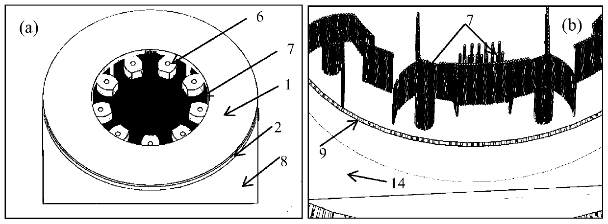 Method for high-power laser selective melting 3D printing of high-speed rail brake discs