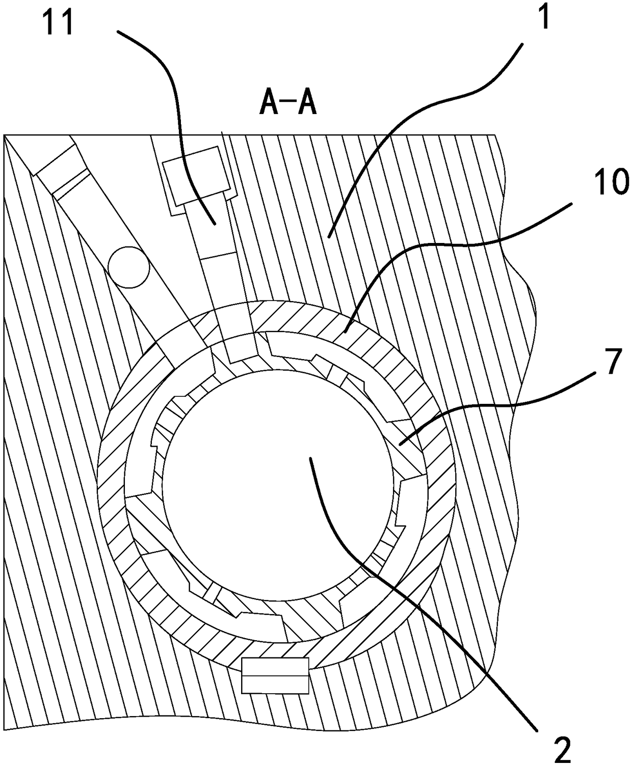 Spindle structure on precision grinder