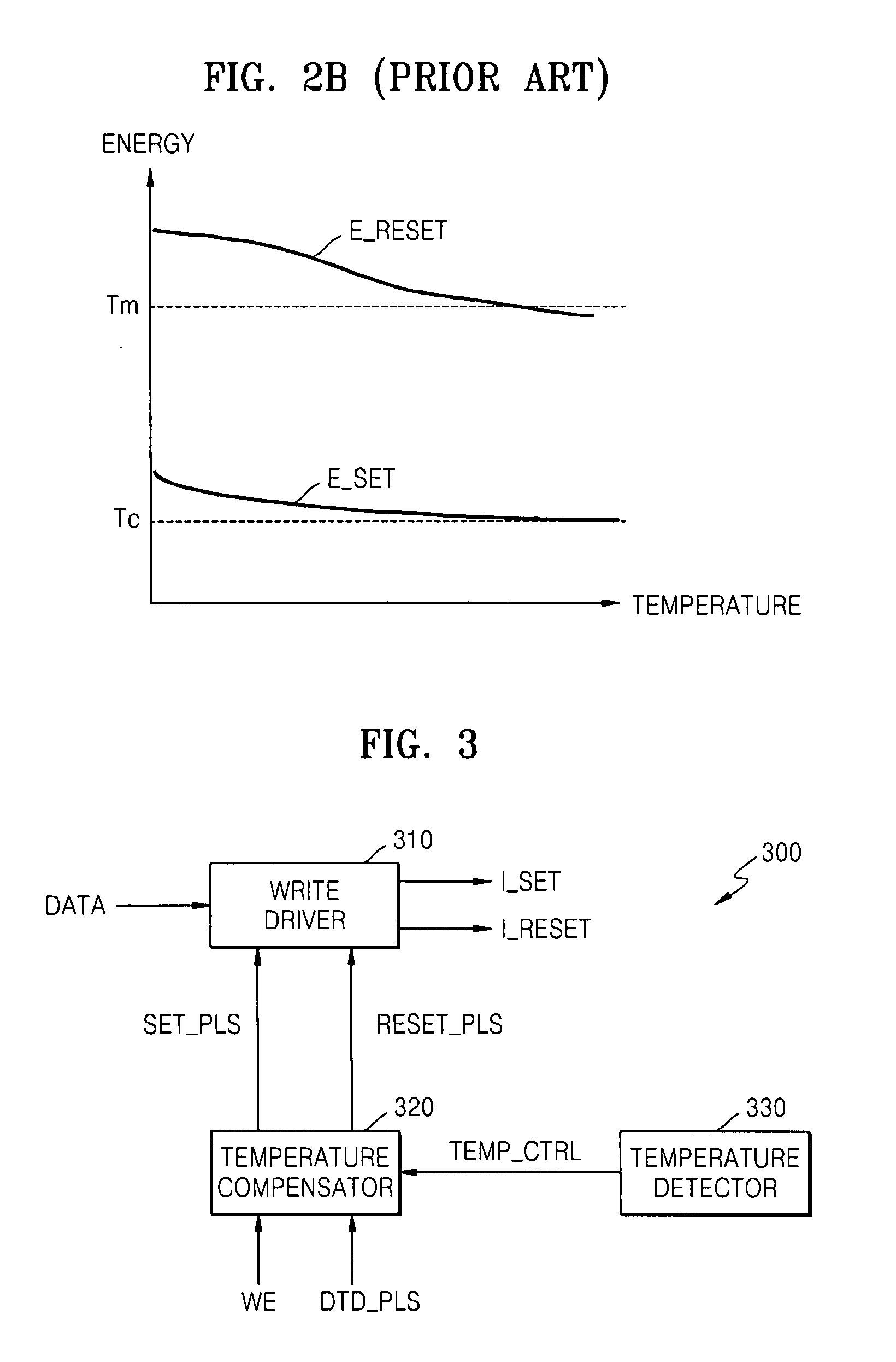 Control of set/reset pulse in response to peripheral temperature in PRAM device