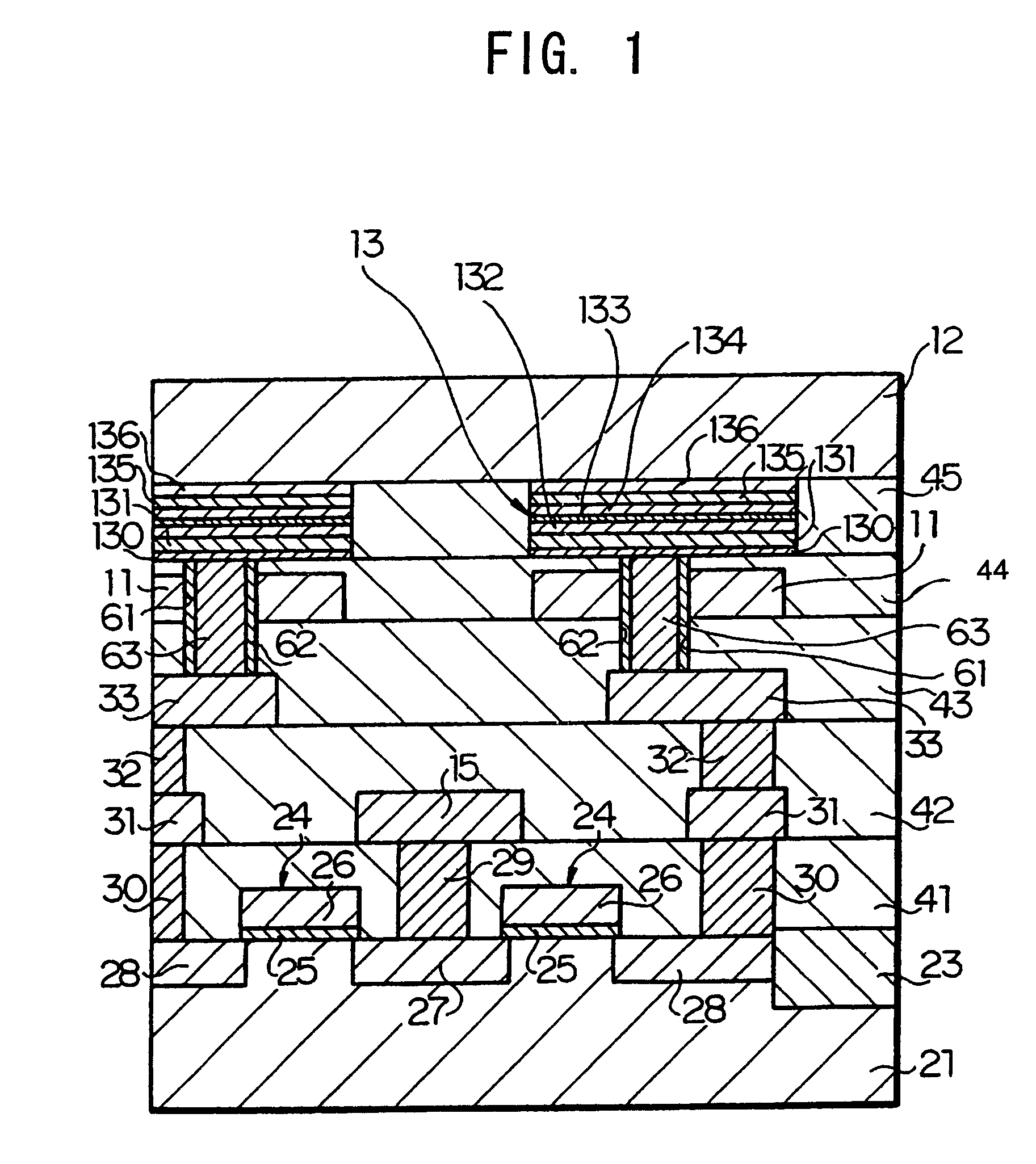 Magnetic memory device having a non-volatile magnetic section and manufacturing thereof