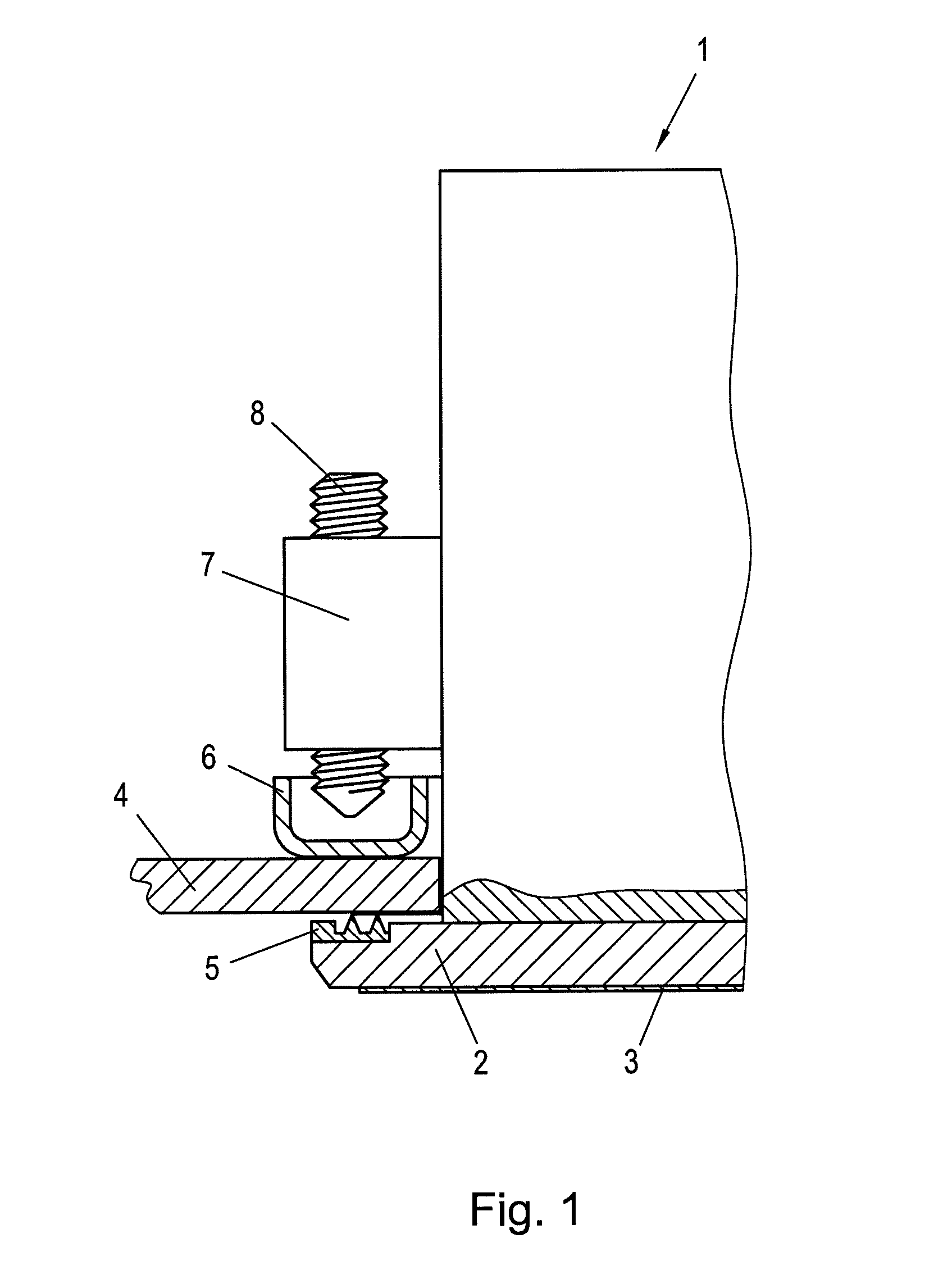 Hygiene-compliant display and control device