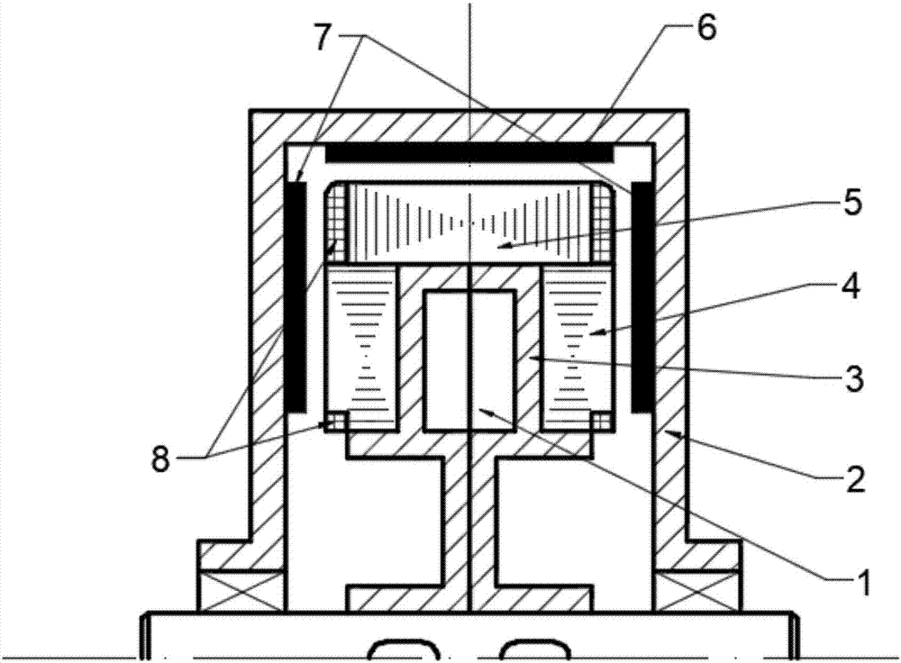 Disc-type permanent-magnet synchronous motor with combined core stator and bilateral outer rotor