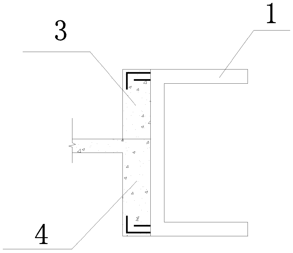 Prefabricated bay window unit components, prefabricated bay window and construction method