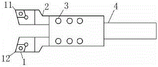 Tool for processing wheel shaft cover