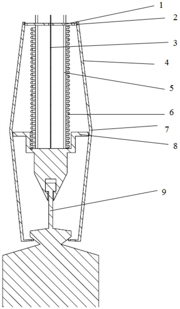 A method to avoid falling of single crystal silicon rod during crystal pulling