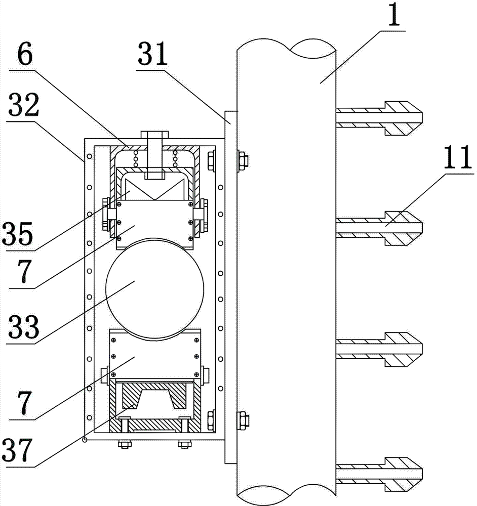 Multifunctional online cleaning device for condenser