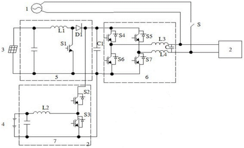 Power conditioning system and method based on public bus