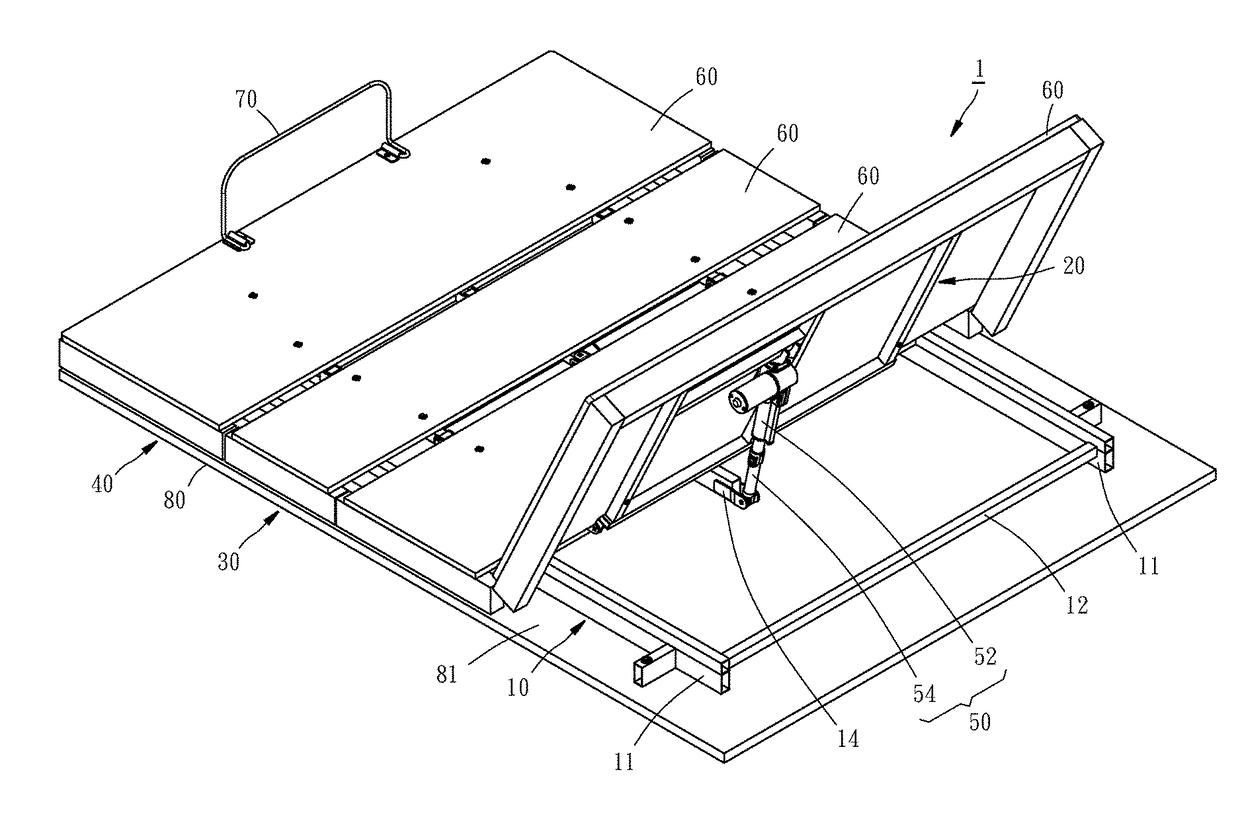 Electric bed frame