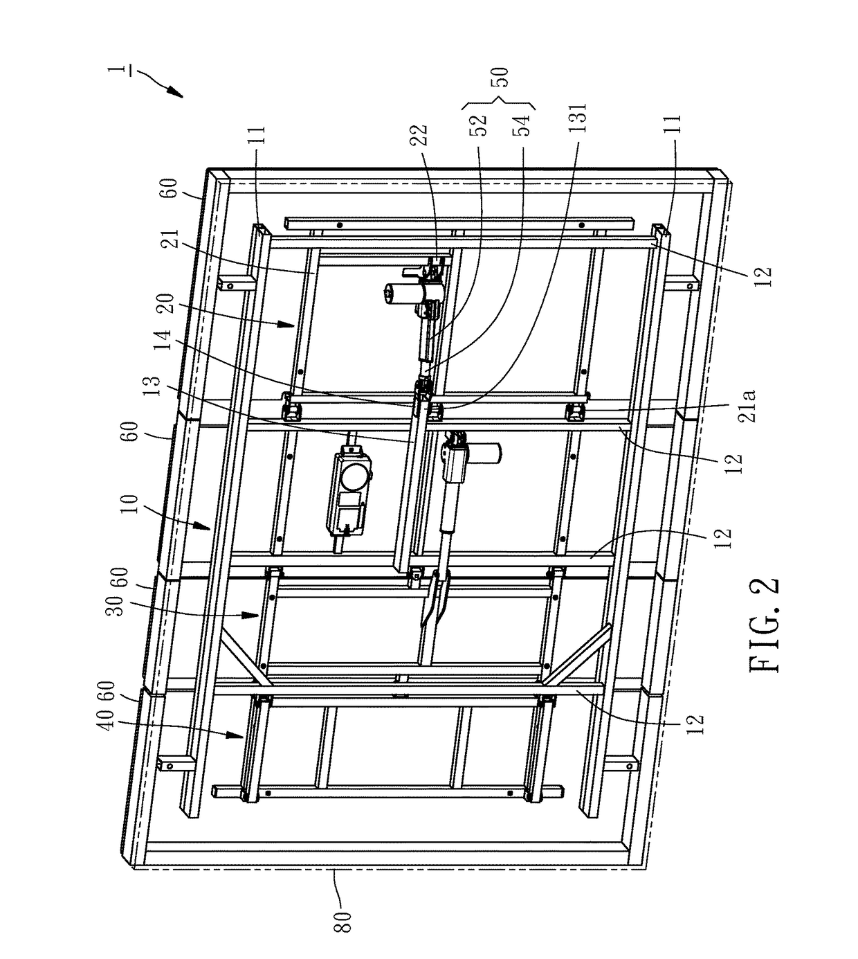 Electric bed frame