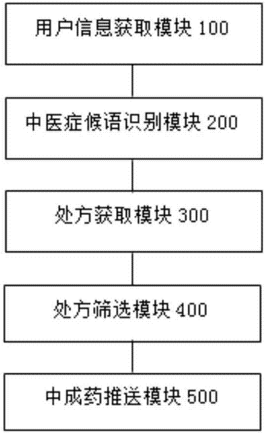 Chinese patent medicine auxiliary pushing method and apparatus