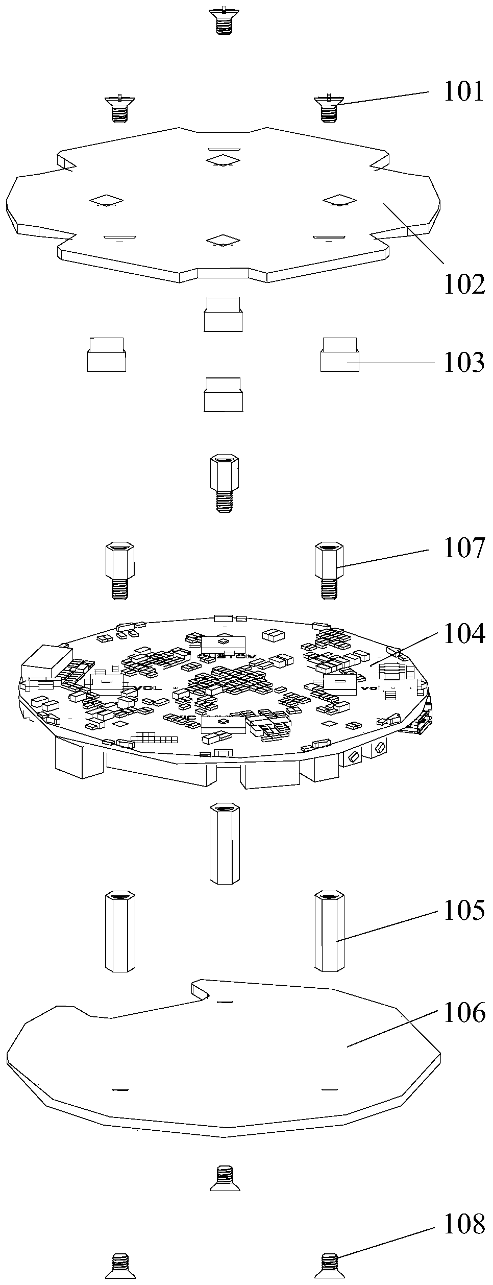 Protective packaging tool for development board and packaging product of development board