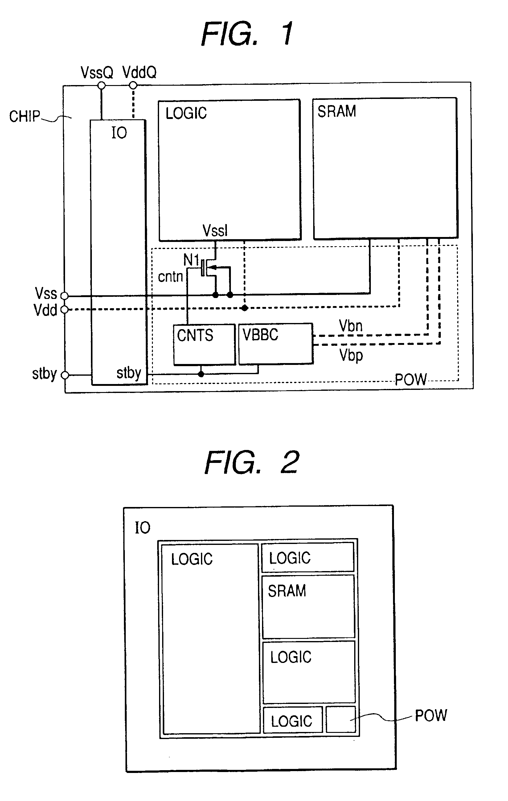 Low-power semiconductor memory device