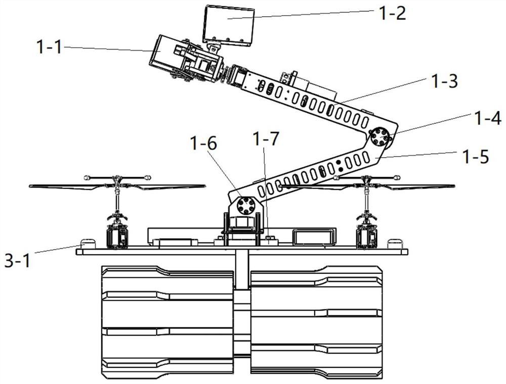 Air-ground inspection robot and working method thereof