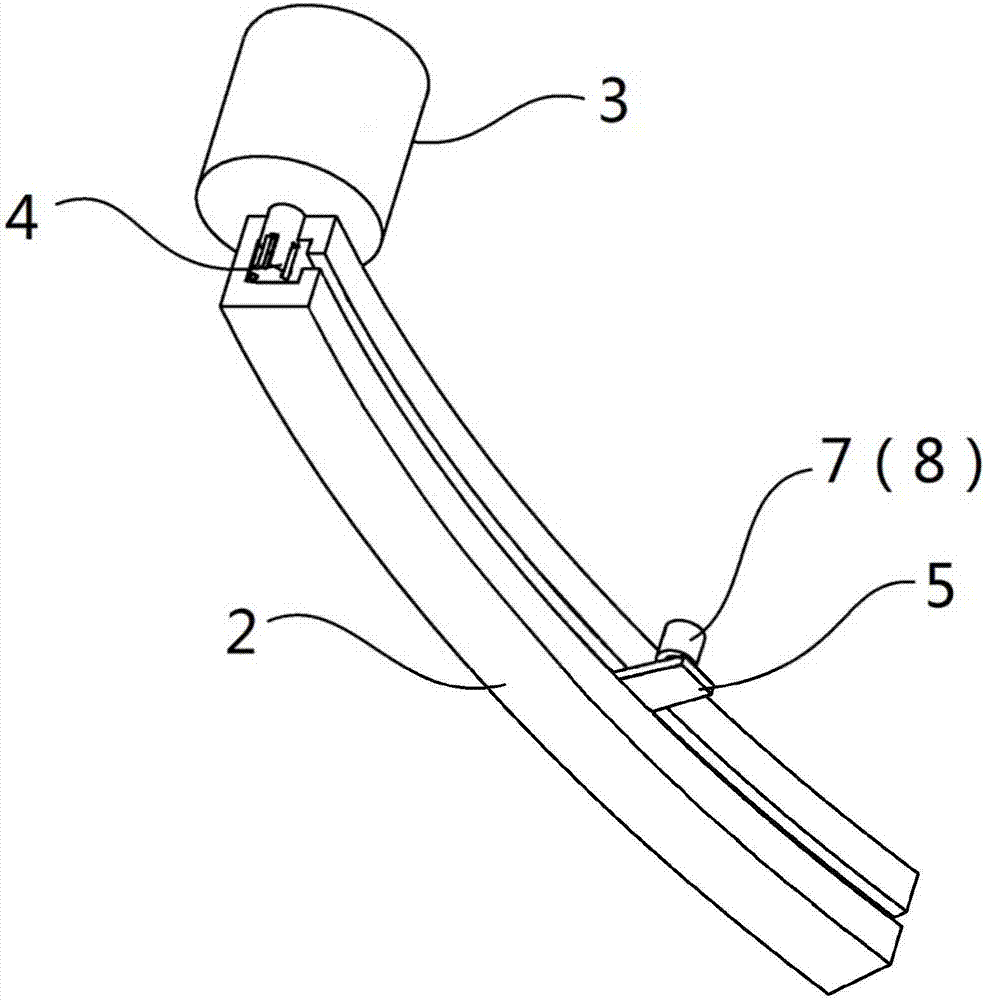 Automatic waveguide signal acquisition device for intelligent pressure vessel