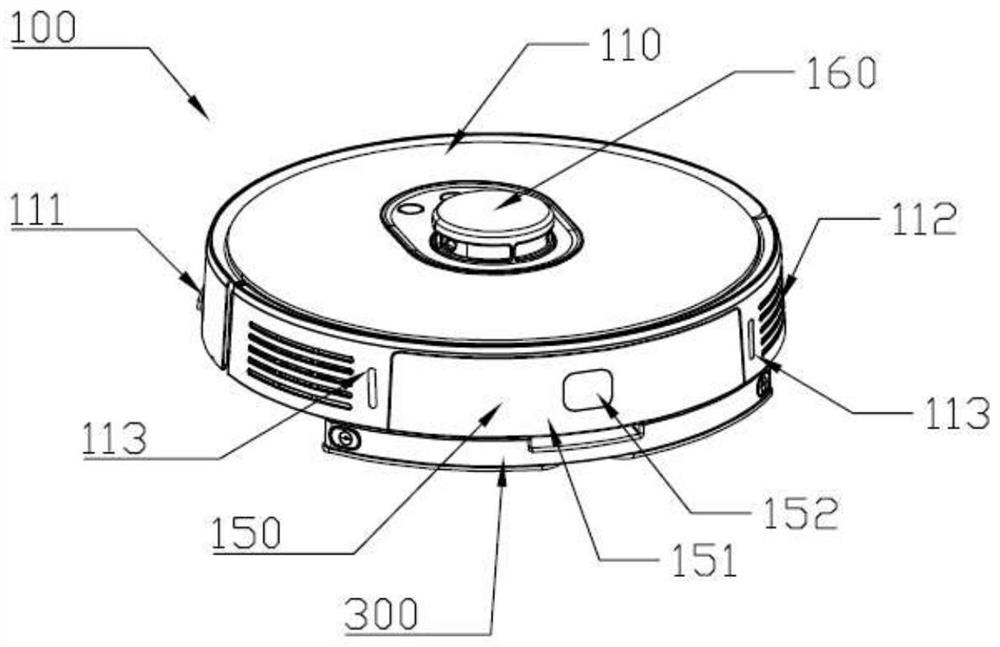 Floor sweeping robot and cleaning system with same