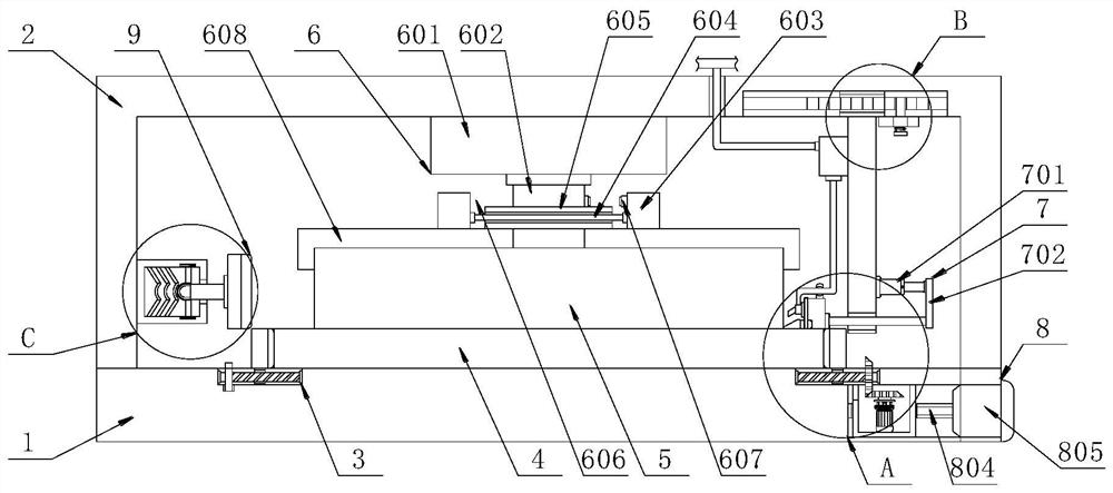 Static pressure applying detection device for detecting strength of chip joint