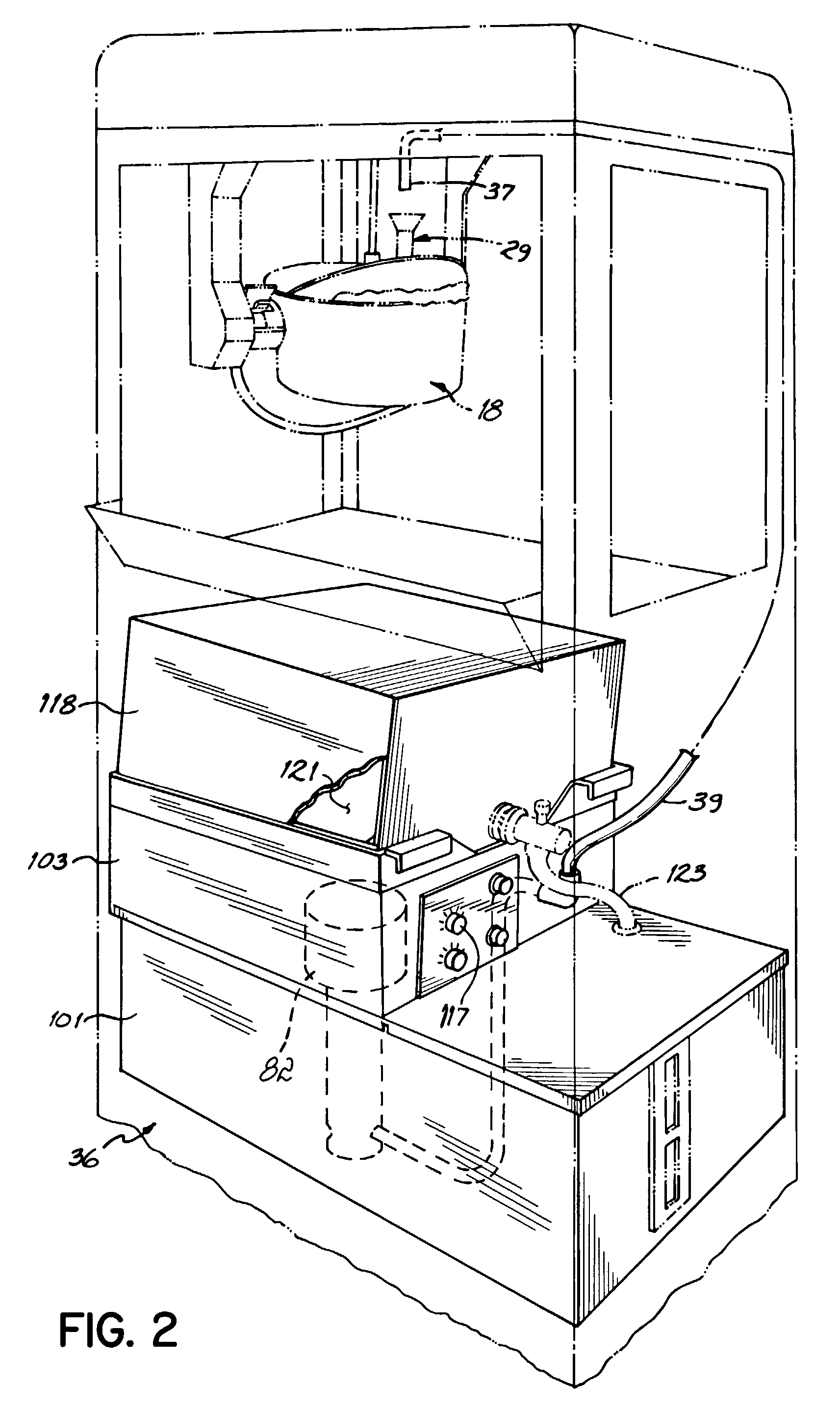 Automatic popcorn popper with flexible load capabilities