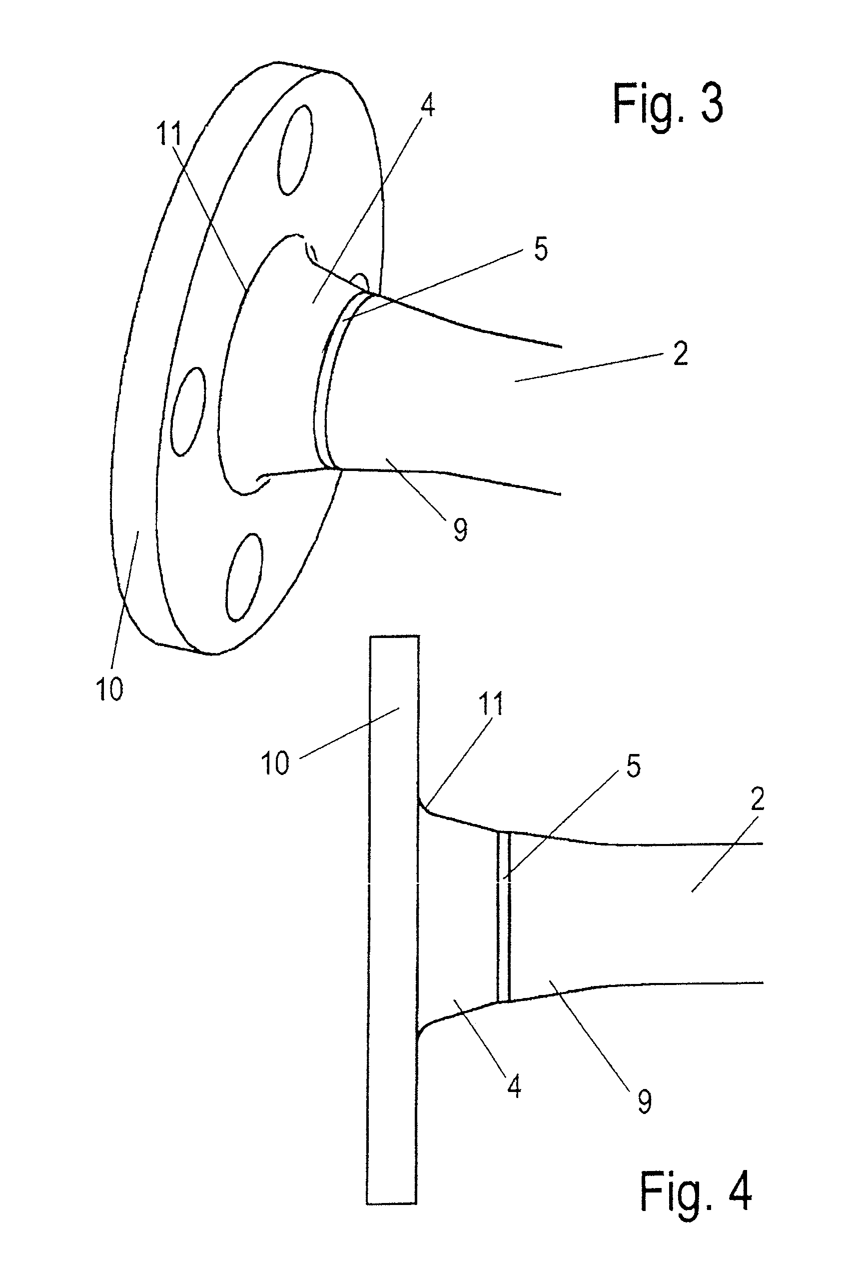 Process for connecting a tube stabilizer part of a divided tube stabilizer having an intermediate element, and a tube stabilizer
