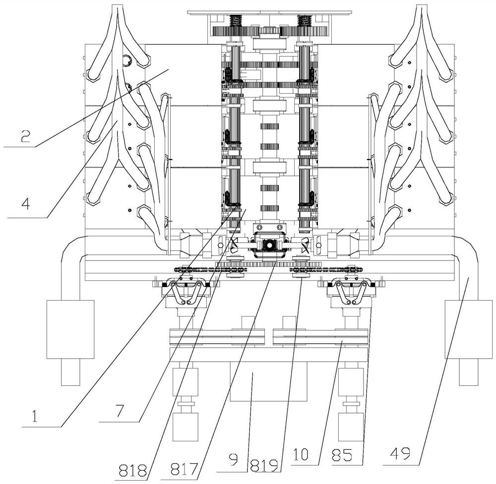 A gasoline-electric hybrid multi-energy horizontally opposed internal air-cooled straight-shaft high-speed engine