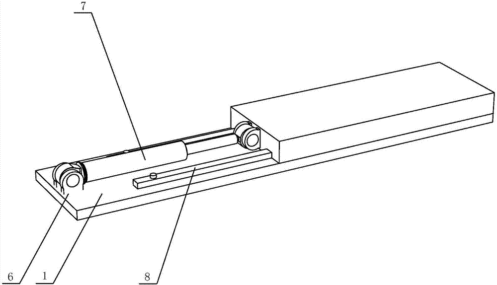 Cutting test bench for cutting head of heading machine