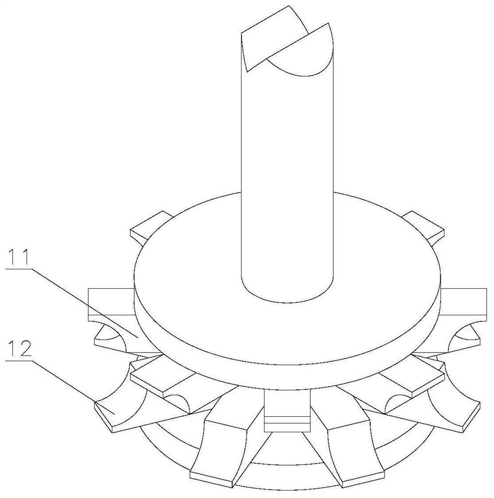 Girth welding slag cutting device for gear ring blank and cutting machining method of using girth welding slag cutting device for gear ring blank