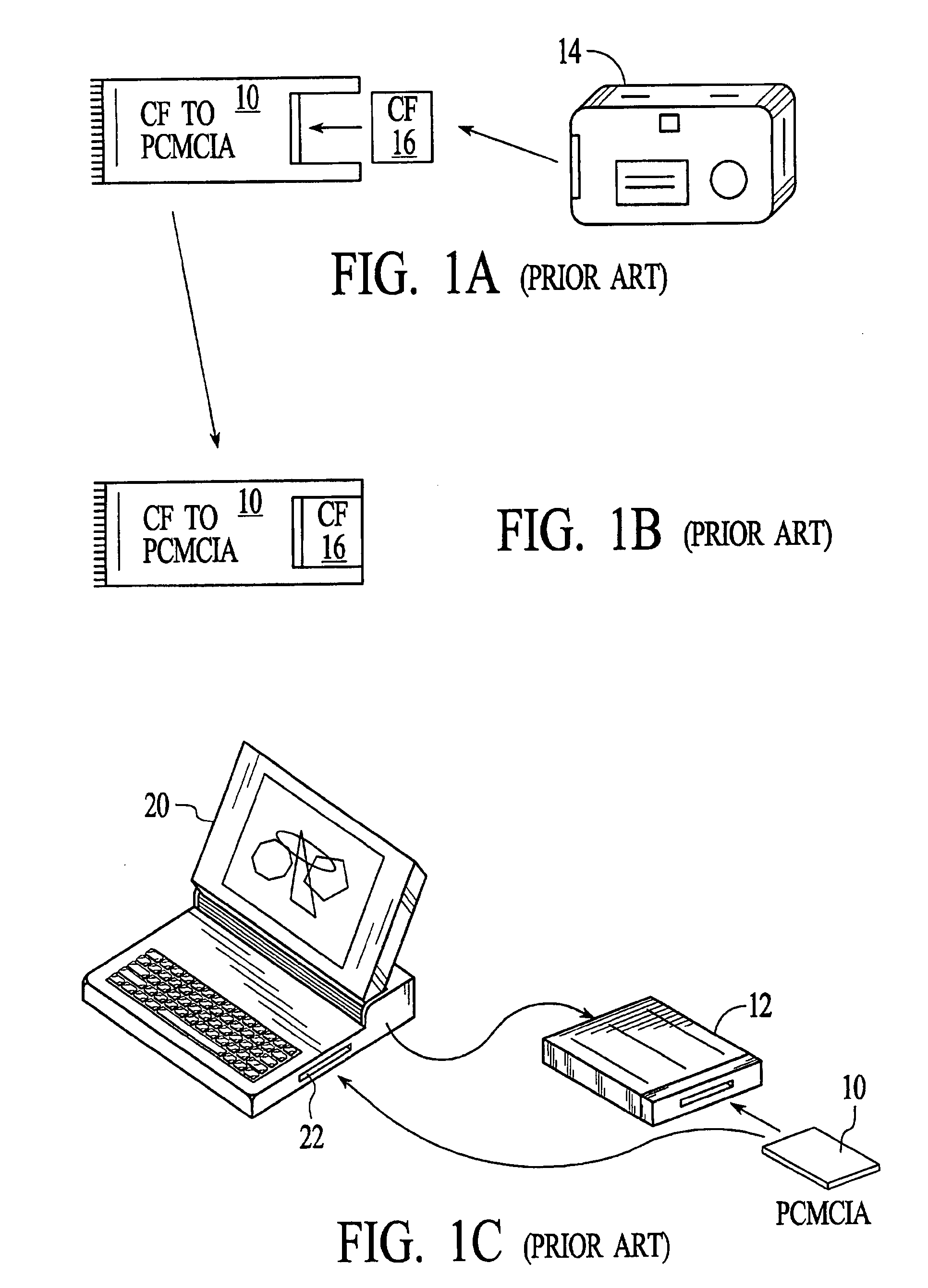 Flashtoaster for reading several types of flash-memory cards with or without a PC