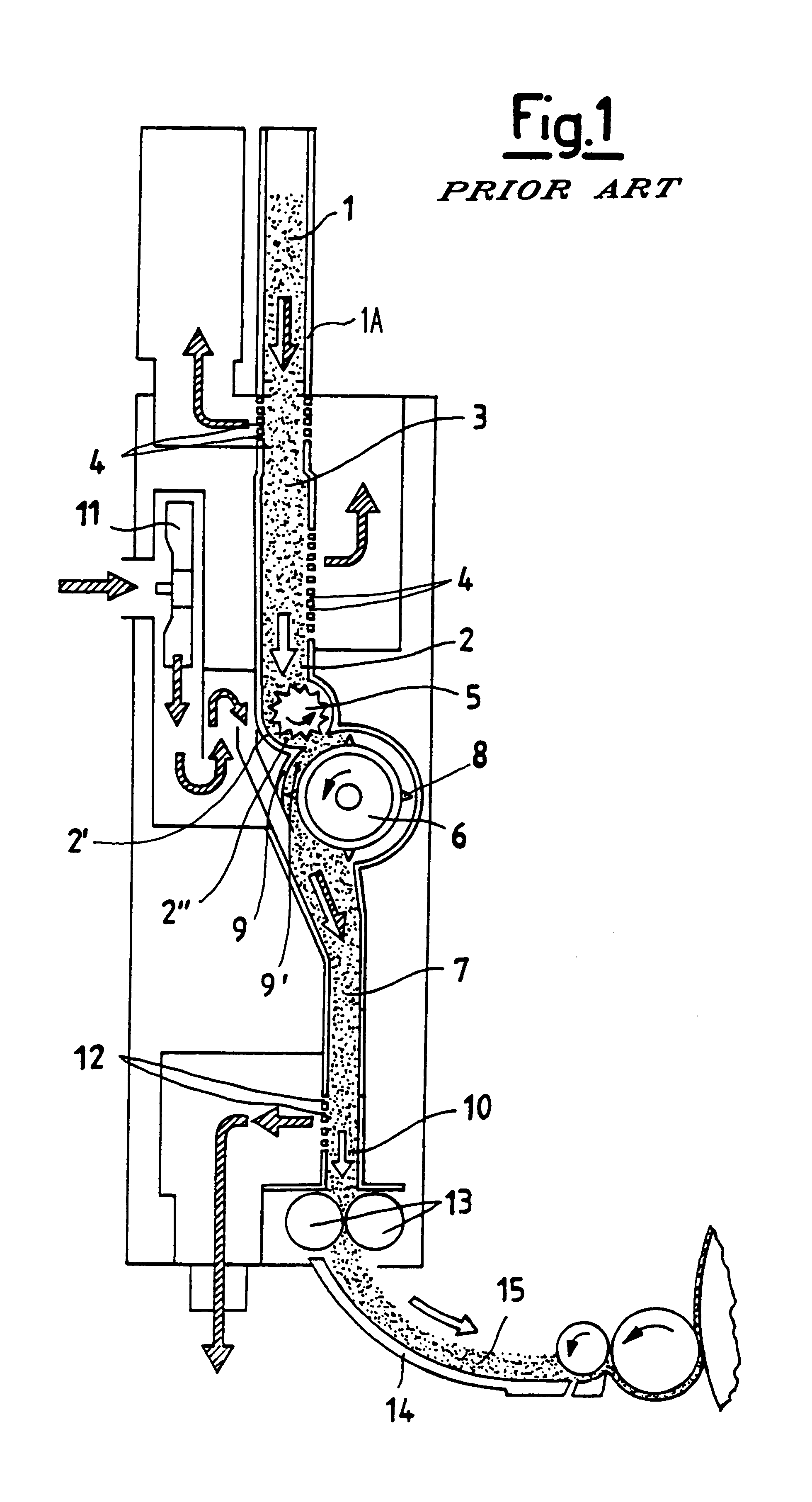 Device for preparation and opening of flock fibers to be supplied to a carder
