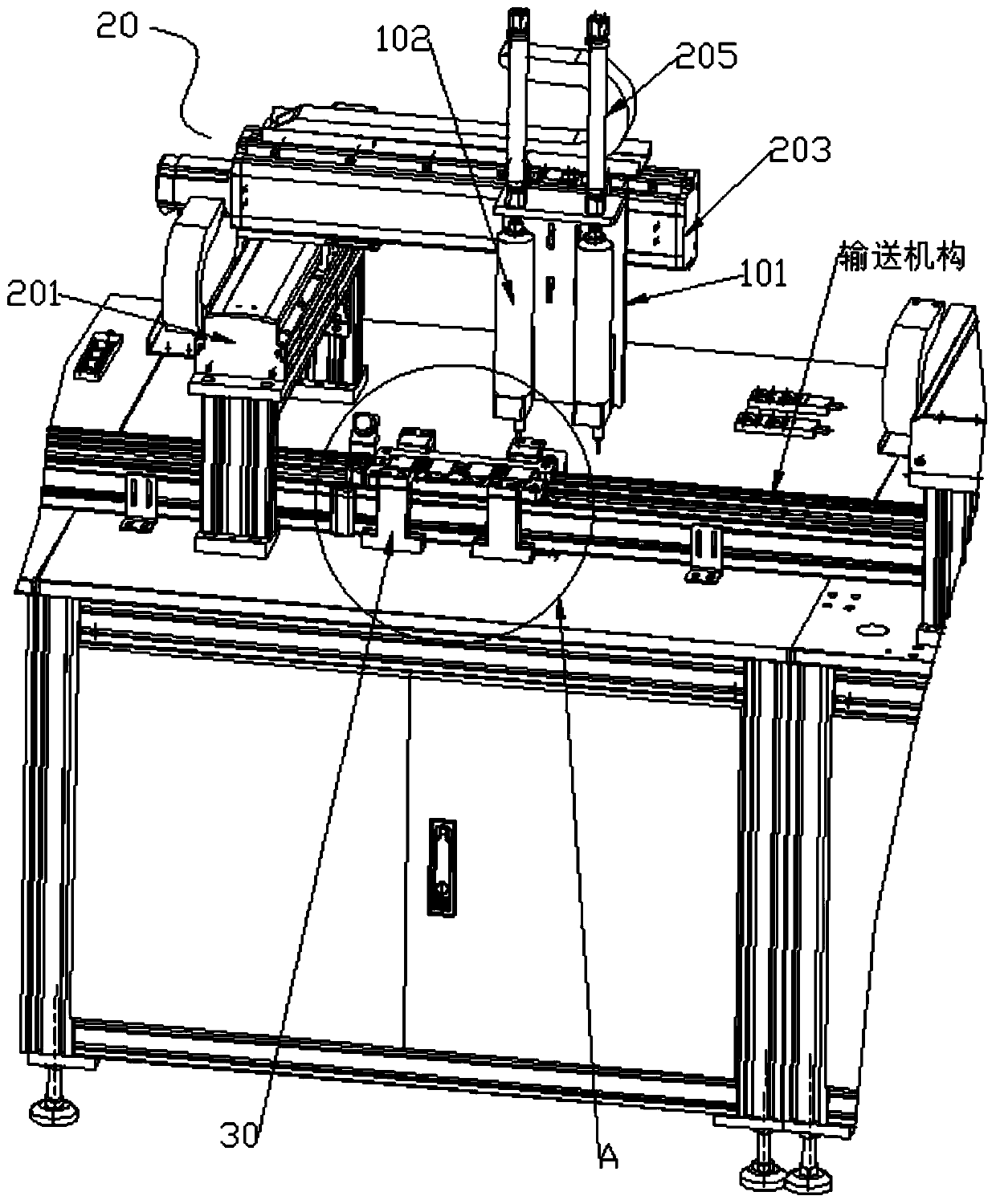 Automatic dispensing device and dispensing method
