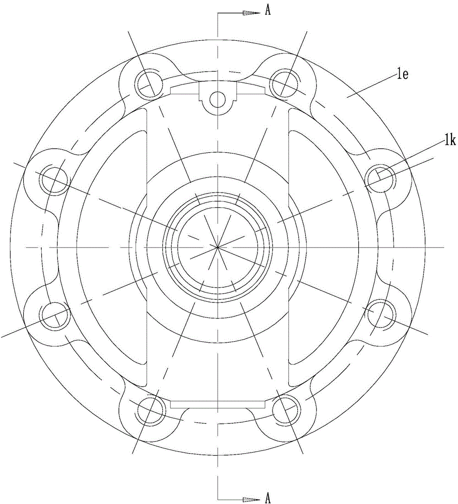Differential shell of two-gear transmission assembly of electric vehicle