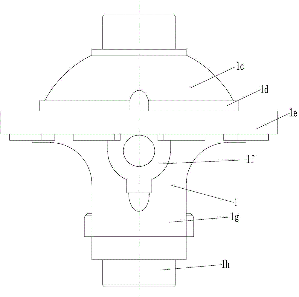 Differential shell of two-gear transmission assembly of electric vehicle