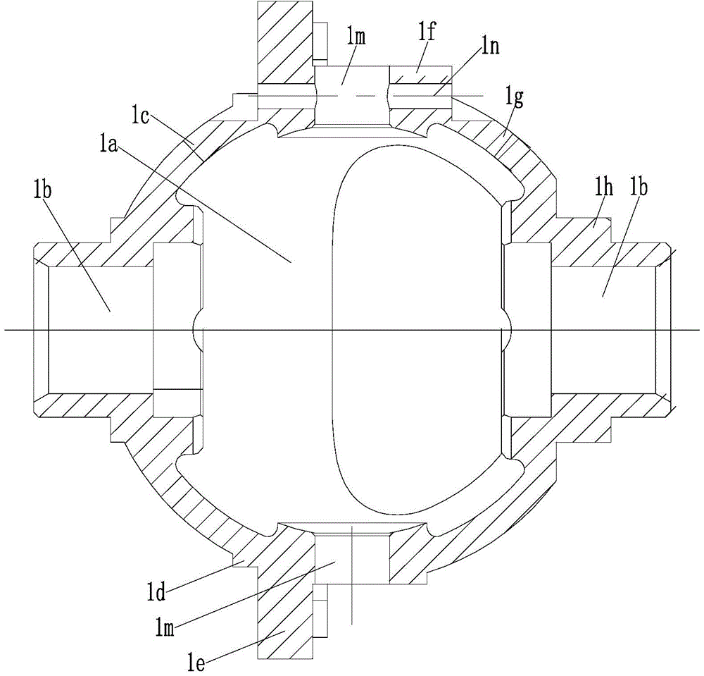 Differential shell of two-gear transmission assembly of electric vehicle