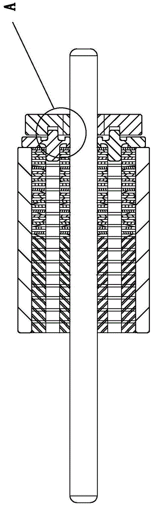 Assembly structure of induction magnetic ring and shaft of motor rotor