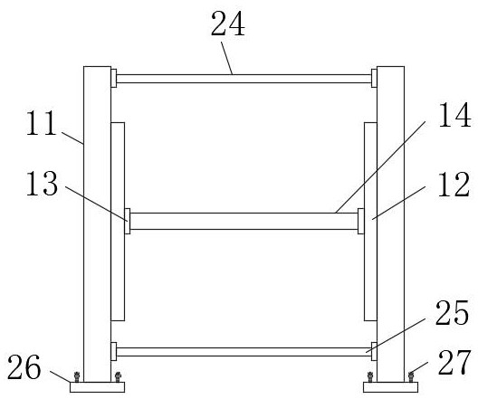 Automatic stacking device of lithium battery modules for new energy vehicle