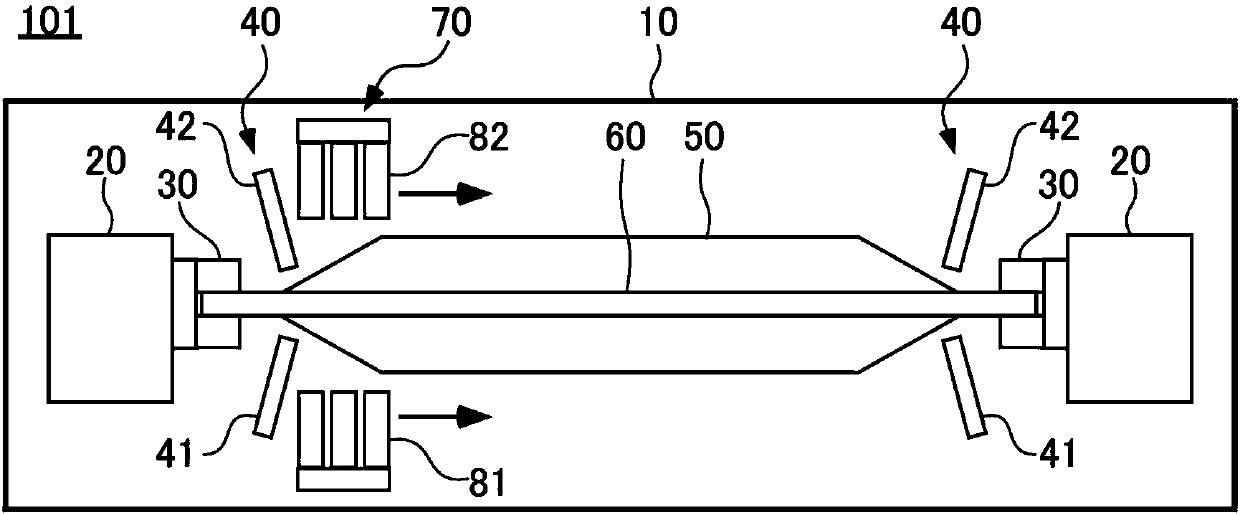 Soot deposition body manufacturing apparatus and manufacturing method