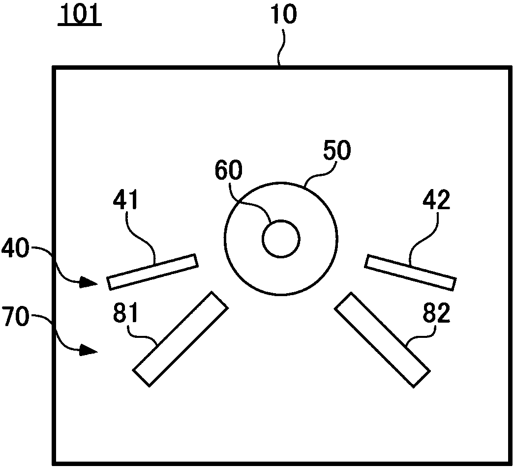 Soot deposition body manufacturing apparatus and manufacturing method