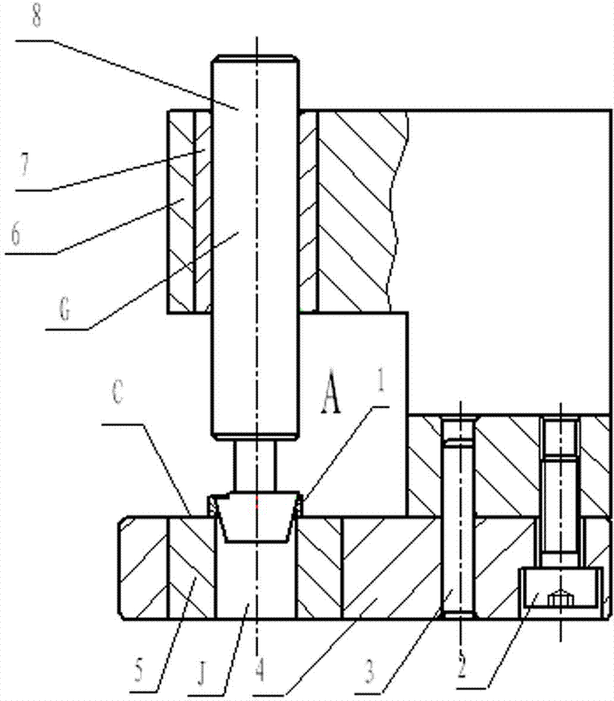 Gauge for measuring short inner cone