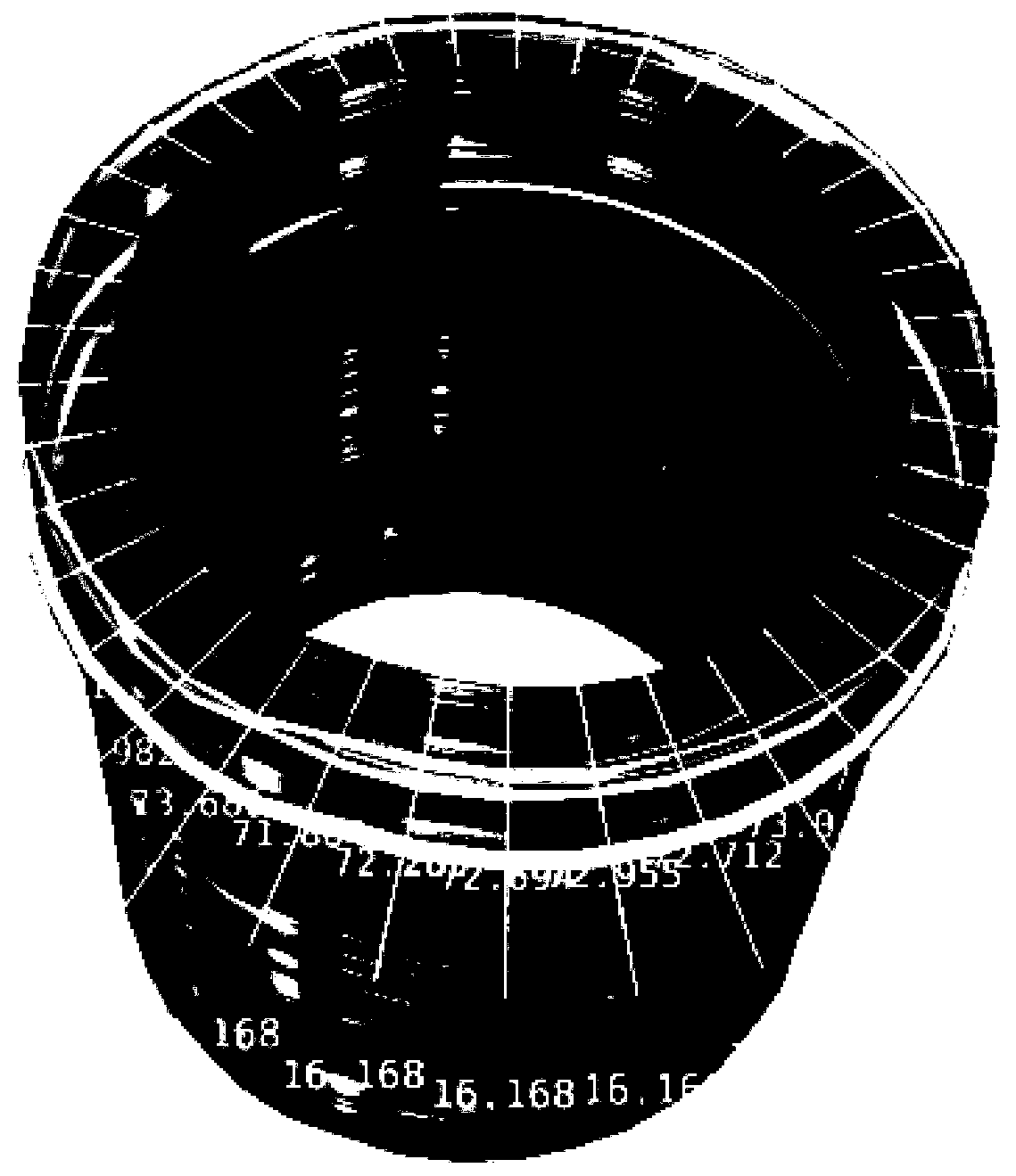 A method for displaying a three-dimensional image