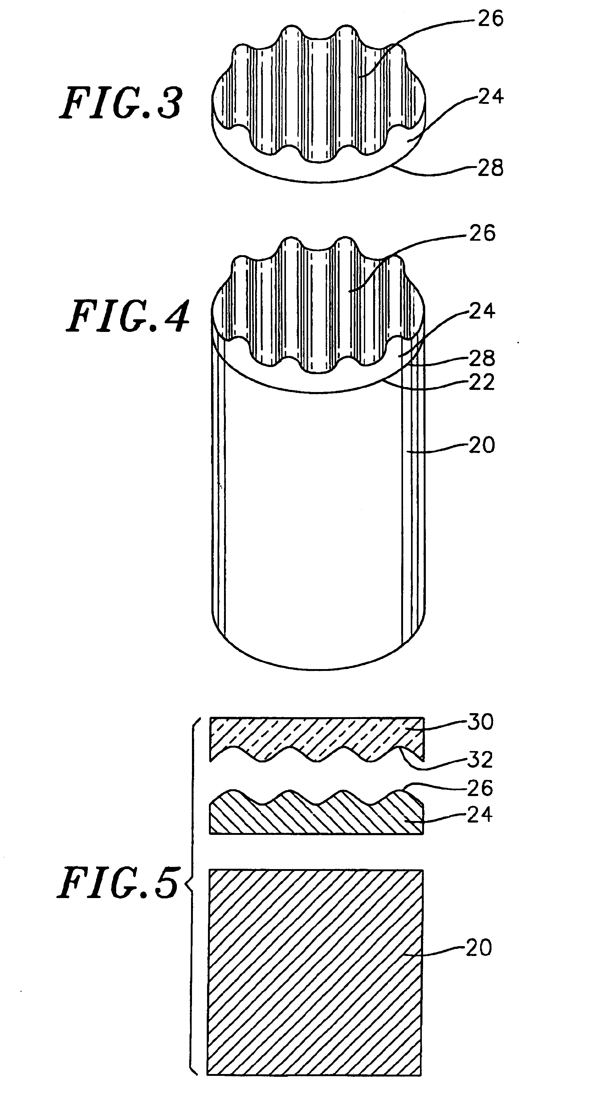 Cutting element having a substrate, a transition layer and an ultra hard material layer