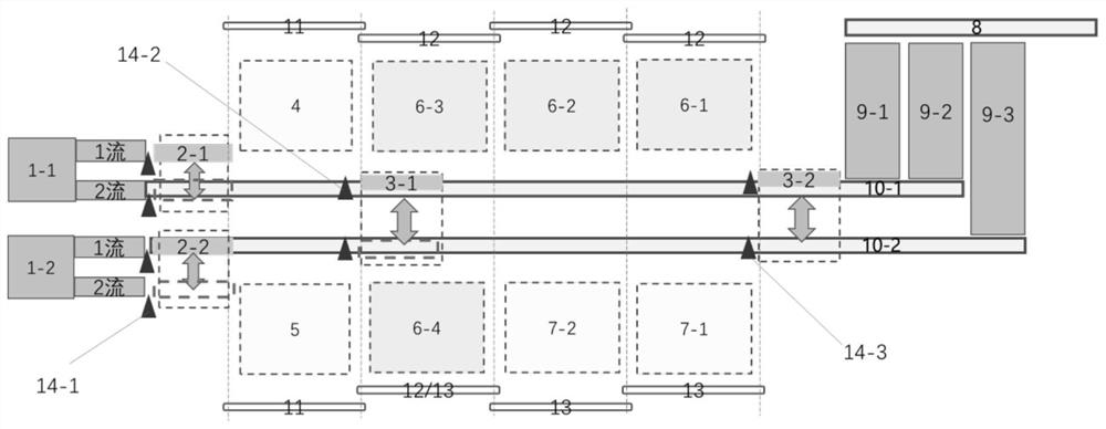 Slab cast-rolling system and method for improving production efficiency of cast-rolling interface